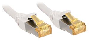 LINDY 47328 RJ45 Netwerkkabel, patchkabel CAT 6a (losse kabel CAT 7) S/FTP 10.00 m Wit 1 stuk(s)