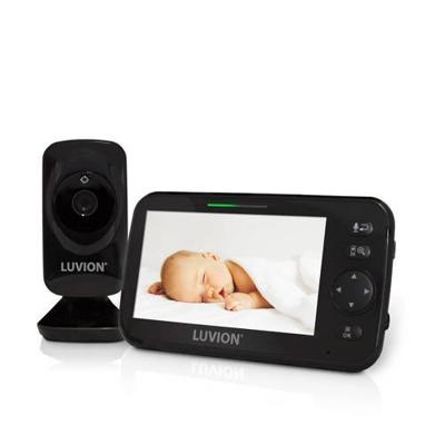 Luvion Icon Deluxe babyfoon met camera en 5' kleurenscherm zwart
