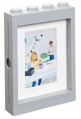 LEGO fotolijstje 26,8 x 19,3 cm polypropyleen grijs LEGO fotolijstje 26,8 x 19,3 cm polypropyleen grijs