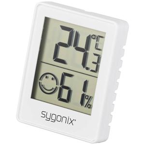 Sygonix Thermo- en hygrometer Wit