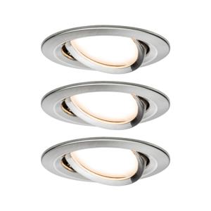 Paulmann 92959 Nova LED-inbouwlamp Set van 3 stuks LED 18 W IJzer (geborsteld)