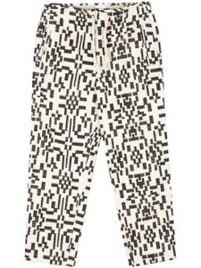 MARANT pantalon ample à motif Piago - Tons neutres