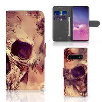 Telefoonhoesje met Naam Samsung Galaxy S10 Plus Skullhead