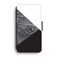 Combinatie marmer: iPhone XR Flip Hoesje