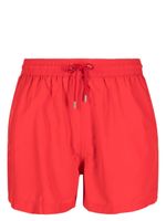 Paul Smith short de bain à bande contrastante - Rouge