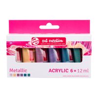 Acrylverf Talens Art Creation Metallic set ÃƒÆ' 6 kleuren 12ml - thumbnail