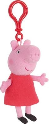 Nickelodeon sleutelhanger Peppa Pig pluche rood 17 cm Nickelodeon sleutelhanger Peppa Pig pluche rood 17 cm