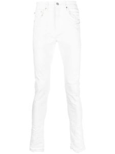 Purple Brand jean skinny à patch logo - Blanc