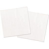 40x stuks servetten van papier wit 33 x 33 cm