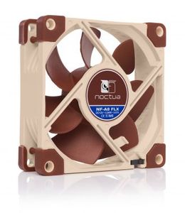 Noctua NOC-NF-A8-FLX hardwarekoeling Computer behuizing Ventilator 8 cm Beige, Bruin 1 stuk(s)