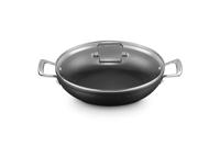 Le Creuset Ondiepe braadpan/smoorpan, 28 x 6,5 cm, met glazen deksel