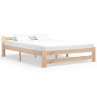 vidaXL Bedframe massief grenenhout 160x200 cm