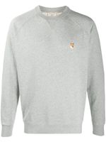 Maison Kitsuné pull à patch logo poitrine - Gris