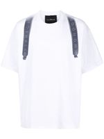 John Richmond t-shirt Strikad en coton à imprimé sac - Blanc - thumbnail