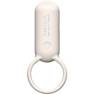 Tenga - SVR Smart Vibe Ring Krachtig Vibrerende Penis Ring Wit