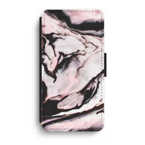 Roze stroom: iPhone XR Flip Hoesje