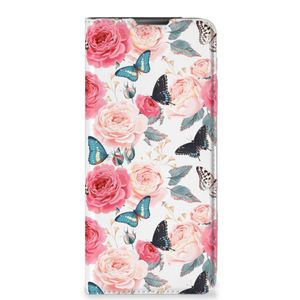 Motorola Moto E20 Smart Cover Butterfly Roses