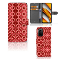 Poco F3 | Xiaomi Mi 11i Telefoon Hoesje Batik Rood