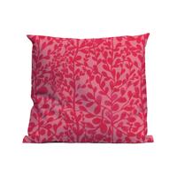 Kussen Bloem Rood Roze 50x30cm. 100% Cotton Complete set