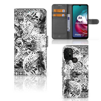 Telefoonhoesje met Naam Motorola Moto G10 | G20 | G30 Skulls Angel