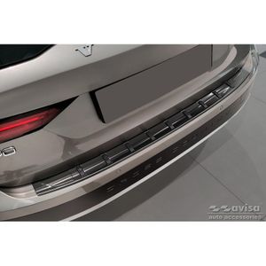 Zwart RVS Bumper beschermer passend voor Volvo V90 II 2016- (incl. Cross Country) 'STRONG EDITIO AV254035