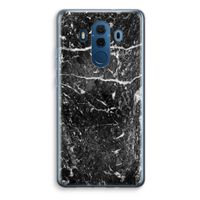 Zwart marmer: Huawei Mate 10 Pro Transparant Hoesje - thumbnail