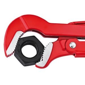 Knipex 83 30 015 pijptang Rood, Roestvrijstaal Rood 6 cm Zweedse pijptang Chroom-vanadium staal