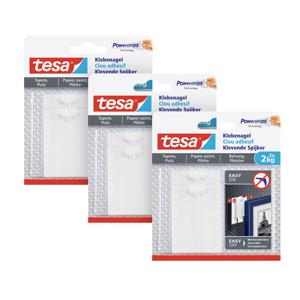 TESA 77776-00500-00 kledinghaak Binnen Fotolijsthaak Wit 8 stuk(s)