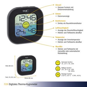 TFA Dostmann 30.3242.02 Temperatuursensor Draadloos 433 MHz