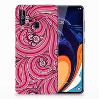 Samsung Galaxy A60 Hoesje maken Swirl Pink