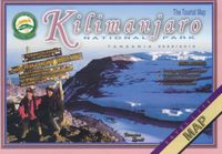 Wegenkaart - landkaart Tourist Map of Kilimanjaro National Park | Vero - thumbnail