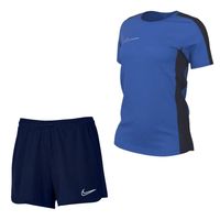 Nike Dri-FIT Academy 23 Trainingsset Dames Blauw Donkerblauw Wit - thumbnail