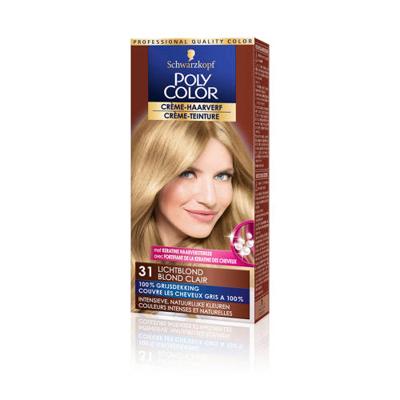Schwarzkopf Poly Palette Poly Color Creme haarkleuring - 31 Lichtblond