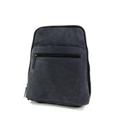 LOS ANGELES compacte leren dames rugzak zwart