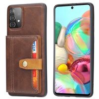 Samsung Galaxy A53 5G Retro Style Hoesje met Portemonnee - Bruin