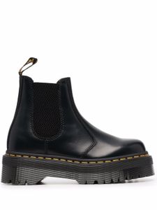 Dr. Martens bottines chelsea 2976 à coutures contrastantes - Noir