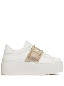 Valentino Garavani baskets Rockstud Untitled à plateforme - Blanc