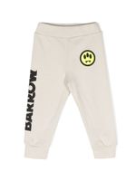 Barrow kids pantalon de jogging en coton à logo imprimé - Tons neutres