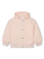 Chloé Kids veste à fleurs brodées - Rose