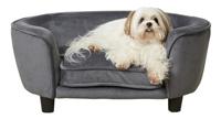 Enchanted hondenmand/sofa coco donkergrijs 67,5x40,5x30,5 cm