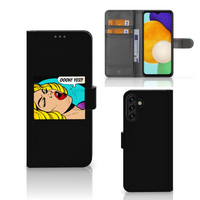 Samsung Galaxy A04s | Samsung Galaxy A13 5G Wallet Case met Pasjes Popart Oh Yes