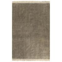 vidaXL Kelim vloerkleed 200x290 cm katoen taupe