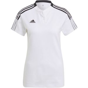 adidas Tiro Polo Dames - Opruiming - Kleding - White - maat XS