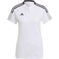 adidas Tiro Polo Dames - Opruiming - Kleding - White - maat XS - thumbnail