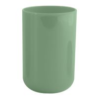 MSV Badkamer drinkbeker Porto - PS kunststof - groen - 7 x 10 cm   -