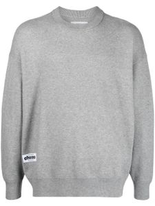 CHOCOOLATE sweat à patch logo - Gris