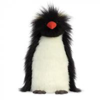 Aurora pinguïnknuffel Theo Rock Hopper 26,5 cm pluche wit/zwart