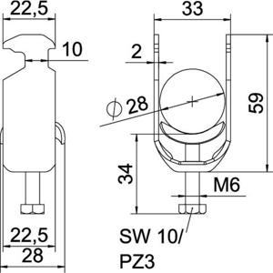 OBO Bettermann 1186022 Beugelklem 1 stuk(s)