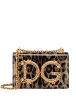 Dolce & Gabbana sac à bandoulière DG Girls en cuir - Noir - thumbnail