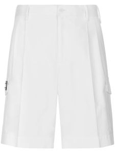 Dolce & Gabbana short cargo à plaque logo - Blanc